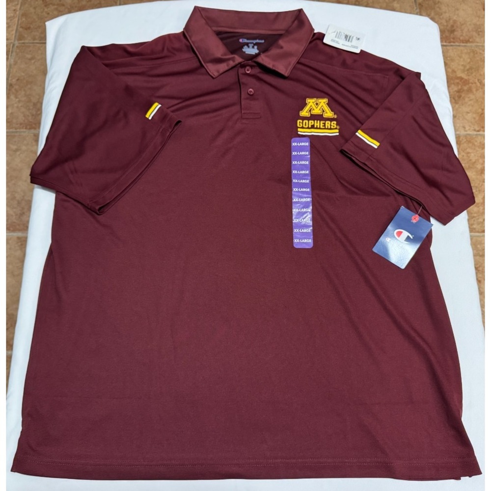 University of Minnesota Golden Gophers Champion Polo - Size 2XL - New W/Tags